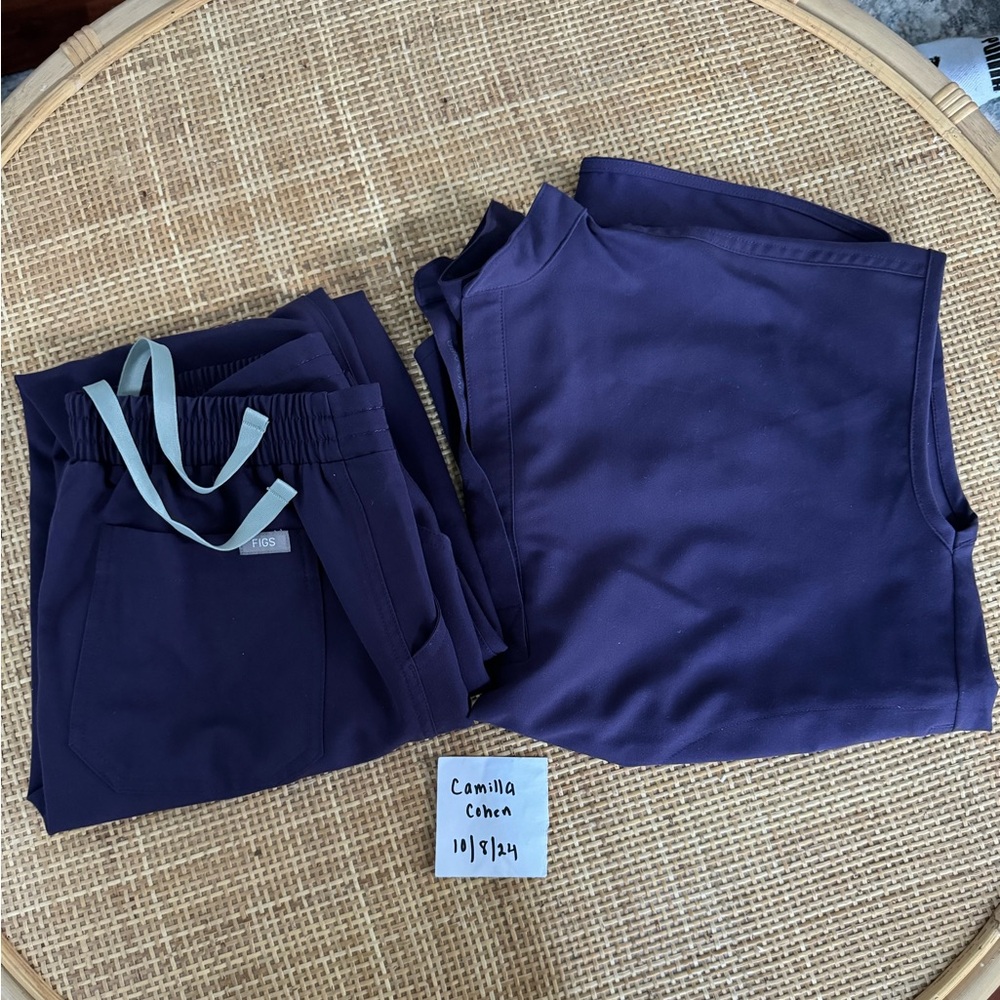 Figs Scrubs Purple Jam